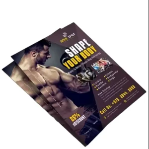 Custom Printed Art Paper Business Paper A4 A3 Flyers Brochures Printing Service