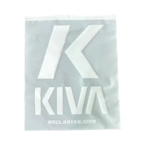 Custom Printed Black Frosted Slider Poly Mailer Clothing Packaging Bag