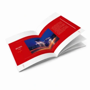Custom Printed Brochure Catalog Booklet Flyer Offset UV Embossing Hot Stamping Foil-Coated Art Paper OEM Logo Size