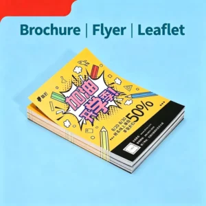 Custom Printed Brochures Flyers & Folded Leaflets OEM Available