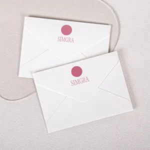 Custom Printed Brown Kraft Paper Envelope for Invitations, Letters, Weddings, Birthdays, and Business Mail