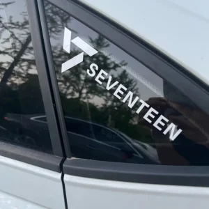 Custom Printed Bumper Vinyl Lettering Transfer Decals PVC Car Stickers UV Resistant Waterproof Clear Vinyl Car Window Stickers