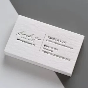 Custom Printed Business Cards High Quality Glossy Matte Finish Card Printing Service for Corporate Branding