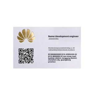 Custom Printed Business Cards, Specialty Paper, Gold Foil Stamping, UV Coating, Black Card Printing for ACG