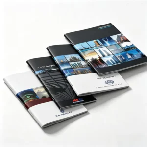 Custom Printed Business Product Catalog Coated Paper Brochure