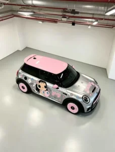 Custom Printed Cartoon Car Wrap Vinyl Body Sticker Waterproof PVC Auto Wrap Vinyl Film Decorative Car Body Film