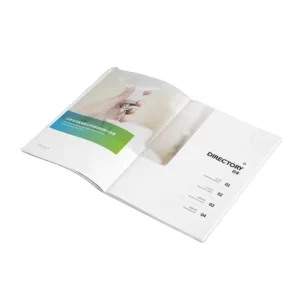 Custom Printed Catalog Brochure Magazine Booklet, Perfect Binding, Full Color, Cardboard