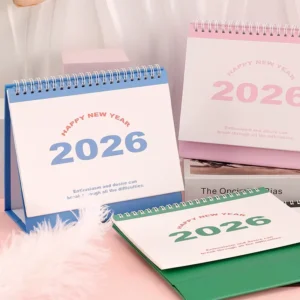 Custom Printed Colorful Paper Desk Calendar