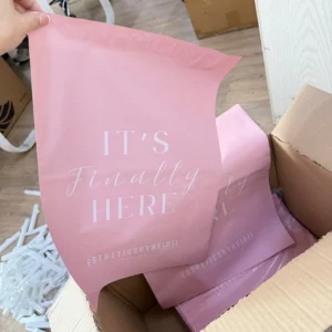 Custom Printed Colorful Poly Mailer with Logo for Clothing and Courier Delivery