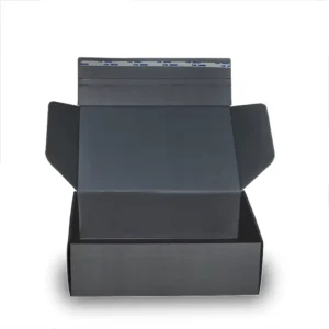 Custom Printed Corrugated Mailer Shipping Box for Clothing and Shoes with Adhesive Tear Strip
