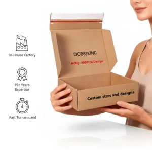 Custom Printed Corrugated Recyclable Mailer Box Cardboard Shipping Box for Small Business