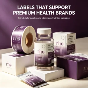 Custom Printed Cosmetic Label Color Box Glossy Waterproof Folding Carton for Beauty Bottle Packaging