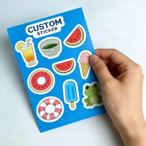 Custom Printed Decorative Stickers with Multiple Patterns, Sizes, and Shapes; Lamination Available