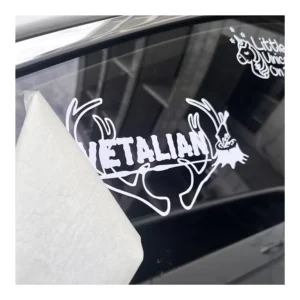 Custom Printed Die Cut Logo Car Vinyl Wrap Stickers Business Design Waterproof Car Styling Custom Size Car Body Window Decal