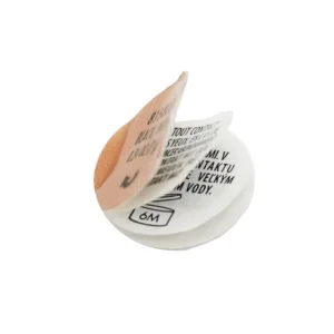 Custom Printed Double-Layer Vinyl Waterproof Adhesive Labels for Supermarket Packaging and Booklet Folding