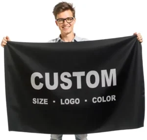 Custom Printed Double-Sided Outdoor 3×5 Flag Banner with Logo