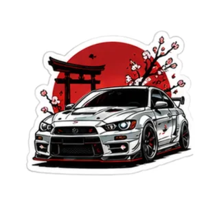 Custom-Printed Durable Vinyl PVC Car Sticker Die-Cut Waterproof Car Stickers