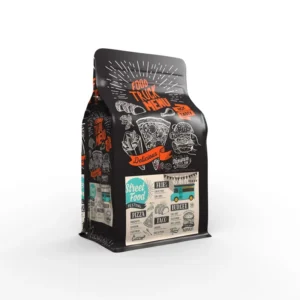 Custom Printed Eight-Side-Seal Stand-Up Pouches for Fast Food, Snacks, and Dry Food