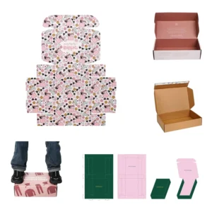Custom Printed Flat Corrugated Mailer Gift Boxes for Clothing