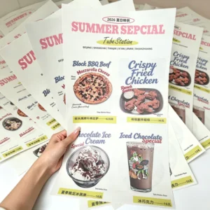 Custom Printed Flyer, Leaflet and Brochure Offset Printing Paper Sheet from Factory