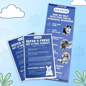 Custom Printed Flyers, Leaflets, and Referral Program Cards for Pet Products