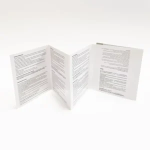 Custom Printed Folded Instruction Leaflet Brochure Product User Guide Manual