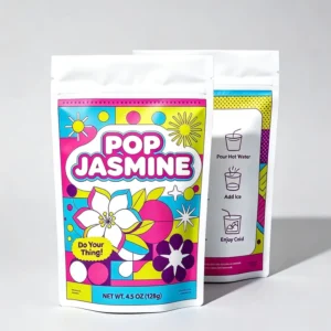 Custom Printed Food-Grade Plastic Doypack Stand-Up Pouches with Resealable Zipper