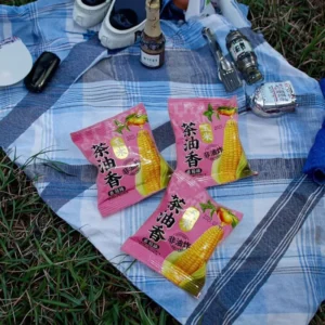 Custom Printed Food-Grade Plastic Pillow Bags with Back Seal for Snack Packaging