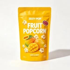 Custom Printed Food-Grade Recycled Plastic Stand-Up Pouch Bags, Matte Zip Lock Mylar Bags for Macarons