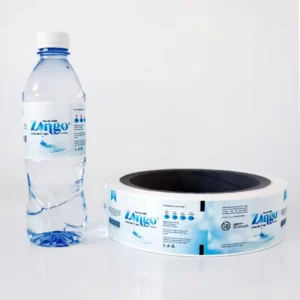 Custom Printed Glossy Adhesive Water Bottle Beverage Labels, OPP Plastic