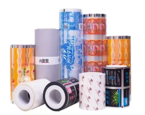 Custom Printed Glossy Translucent Food-Grade Moisture-Proof Laminated Packaging Film Roll for Chocolate and Snacks