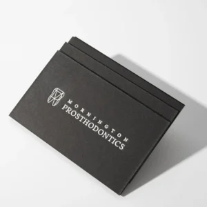 Custom Printed Gold Business Cards UV Foil Small Size Cardboard