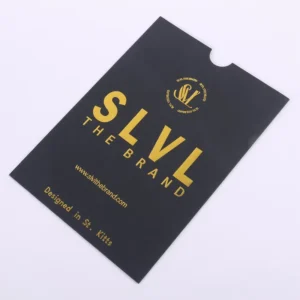 Custom Printed Gold Foil Paper Envelope for Business, Personal, Wedding, Invitation, and Greeting Use