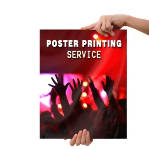 Custom Printed Gold Foil Poster Kraft Paper Film Laminated Hot Stamping Corporate Gift Brand Display