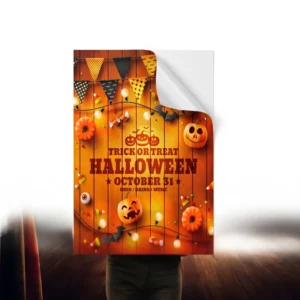 Custom Printed Halloween Heavy-Duty Vinyl Wall Decals, Large Self-Adhesive Stickers for Commercial Events