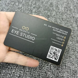 Custom Printed High Quality 300g 5.5x9cm Coated Paper Business Cards & Luxury Greeting Cards with Art Paper Film Lamination