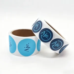 Custom Printed Holiday Vinyl Labels Stickers Waterproof Adhesive Roll for Seasonal Packaging, Eco Friendly