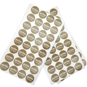 Custom Printed Holographic Eco Friendly Stickers Waterproof Glossy Self Adhesive Packaging Labels for UV Printing