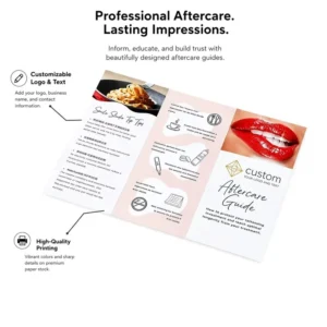 Custom Printed Instruction Manual Product User Guide Brochure Flyer Leaflet with Logo
