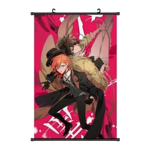 Custom Printed Japanese Anime Hanging Cloth Wall Scroll Poster