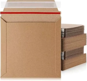 Custom Printed Kraft Paper Clothing Packaging Mailing Envelope with Thank You Card for Shipping