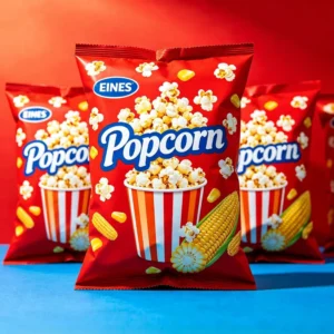 Custom Printed Laminated Back-Seal Plastic Snack Bags for Puffs Potato Chips and Popcorn
