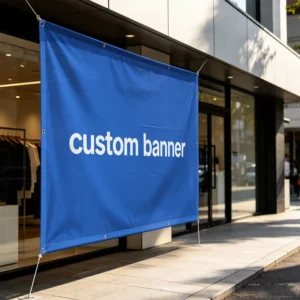 Custom Printed Large Size Mesh Fabric Banner for Outdoor Advertising