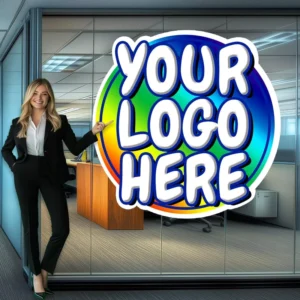 Custom Printed Large Size Waterproof Window Stickers Personalized Storefront Logo Commercial Advertising