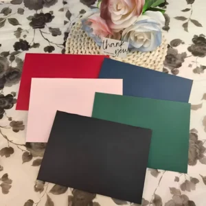 Custom Printed Logo Envelopes with Silver Foil for Chinese and Western Style Invitations