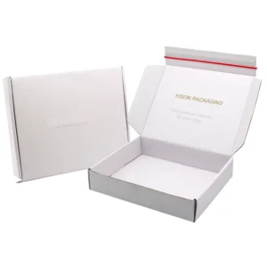 Custom Printed Logo Paper Gift Mailing Box Garment Packaging Hard Cardboard Mailer Shipping Box
