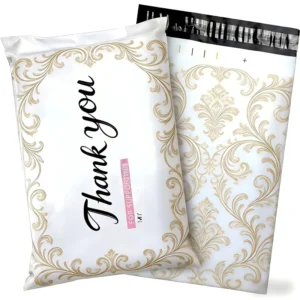 Custom Printed Logo Silk Screen LDPE Poly Mailers Resealable Clothing Packaging Bags
