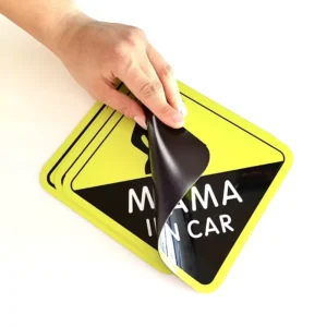 Custom Printed Magnetic Car Decal Die-Cut Vinyl Refrigerator Sticker Fridge Magnet