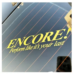 Custom Printed Mixed Style Designs Transfer Decals Waterproof and UV Resistant Vinyl Transfer Stickers on the Windshield Glass