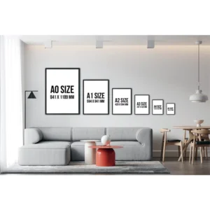 Custom Printed Modern Living Room Wall Art Poster
